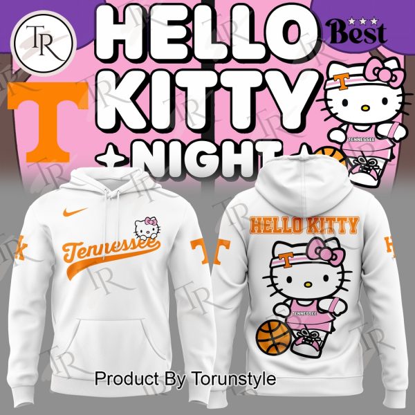 Tennessee Volunteers Basketball 2025 Hello Kitty Night Limited Edition Hoodie