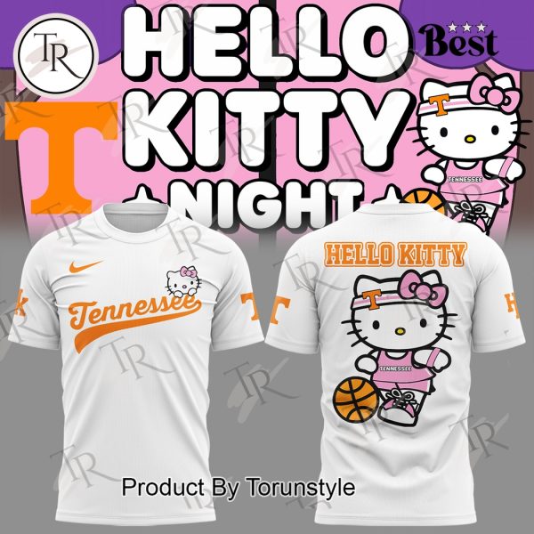 Tennessee Volunteers Basketball 2025 Hello Kitty Night Limited Edition Hoodie