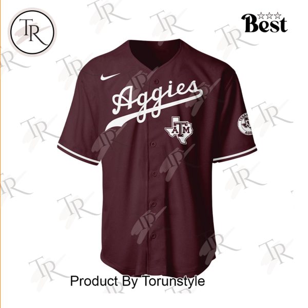 Texas A&M Aggies Baseball 2025 Firefighter Appreciation Night Limited Edition Baseball Jersey – Red