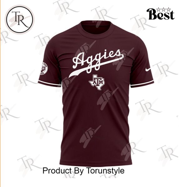 Texas A&M Aggies Baseball 2025 Firefighter Appreciation Night Limited Edition Hoodie – Red