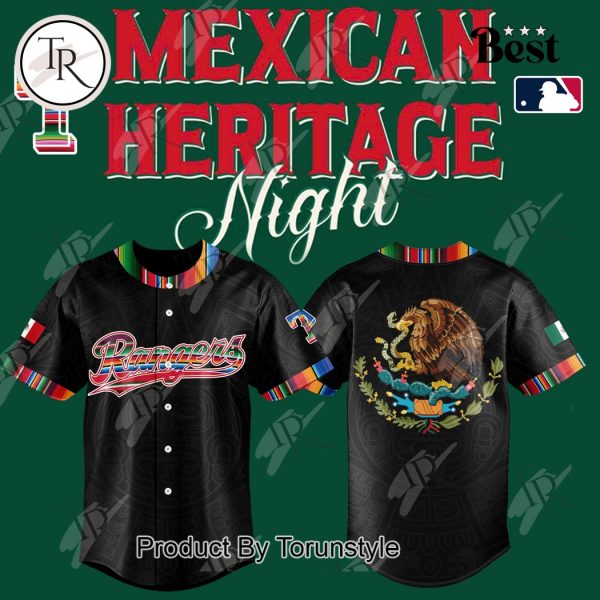 Texas Rangers 2025 Mexican Heritage Night Limited Edition Baseball Jersey