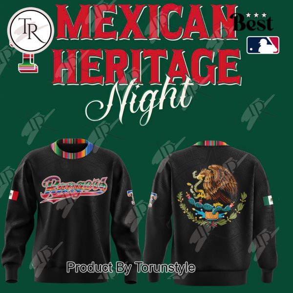 Texas Rangers 2025 Mexican Heritage Night Limited Edition Hoodie