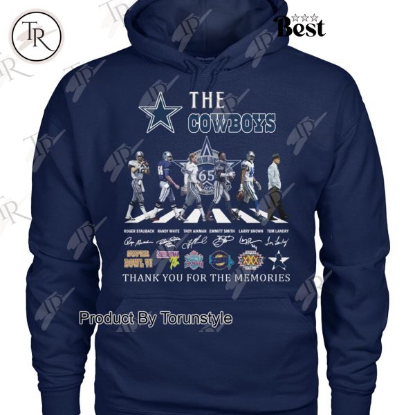 The Cowboys 65th 1960-2025 Thank You For The Memories Limited Edition T-Shirt