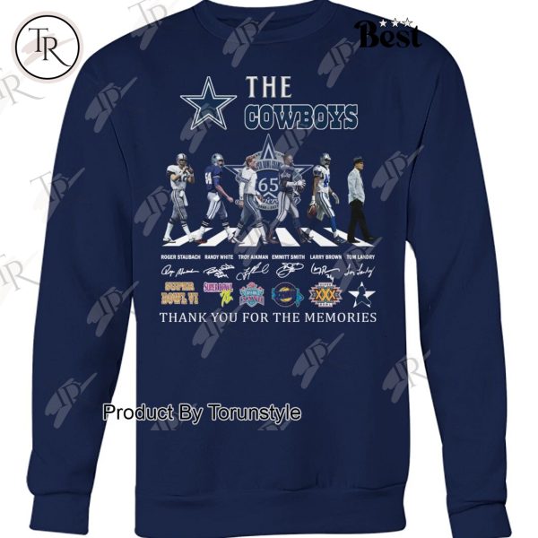 The Cowboys 65th 1960-2025 Thank You For The Memories Limited Edition T-Shirt