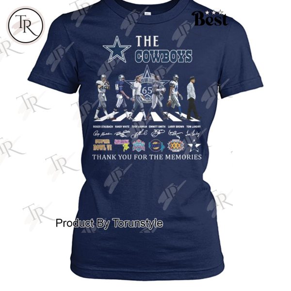 The Cowboys 65th 1960-2025 Thank You For The Memories Limited Edition T-Shirt