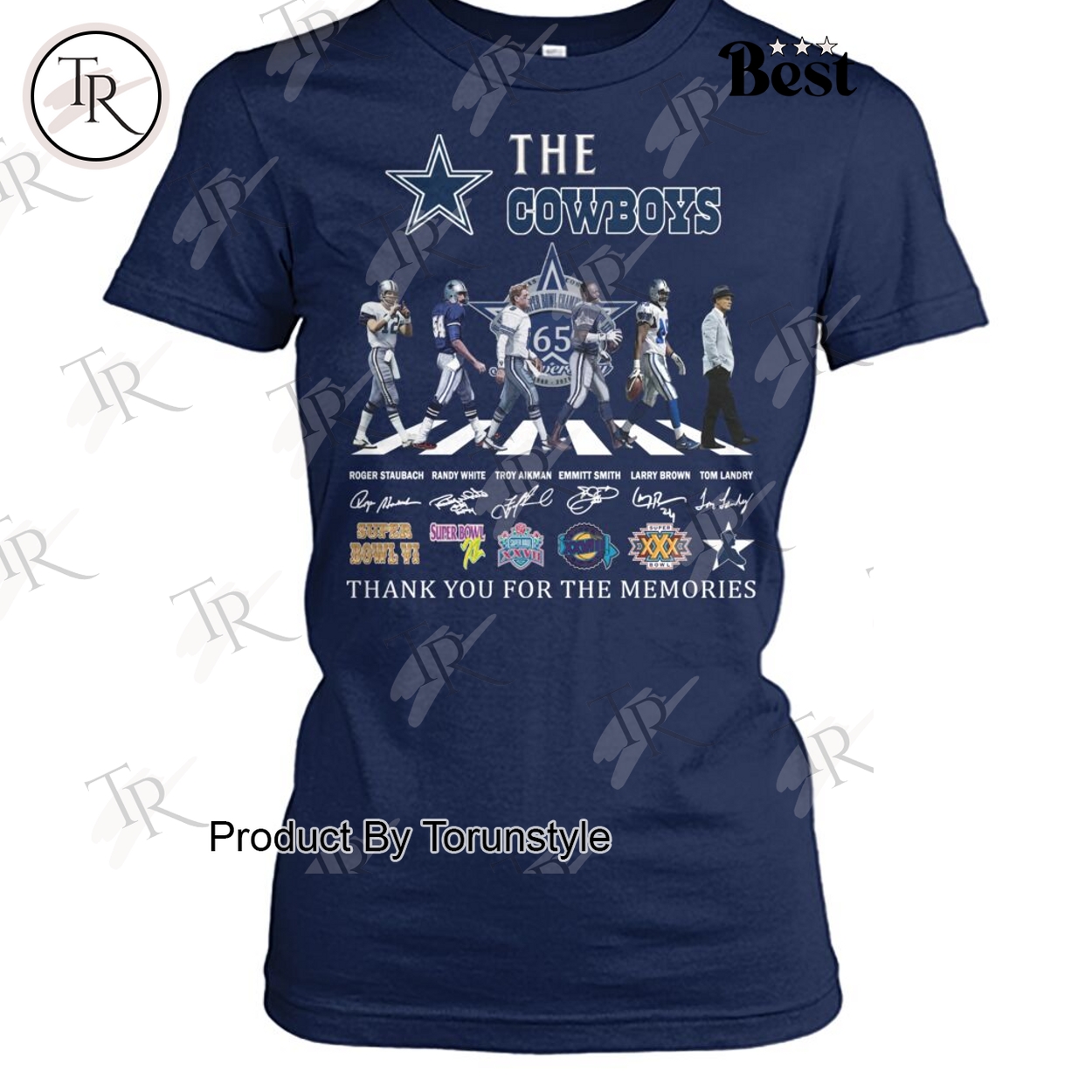 The Cowboys 65th 1960-2025 Thank You For The Memories Limited Edition T-Shirt
