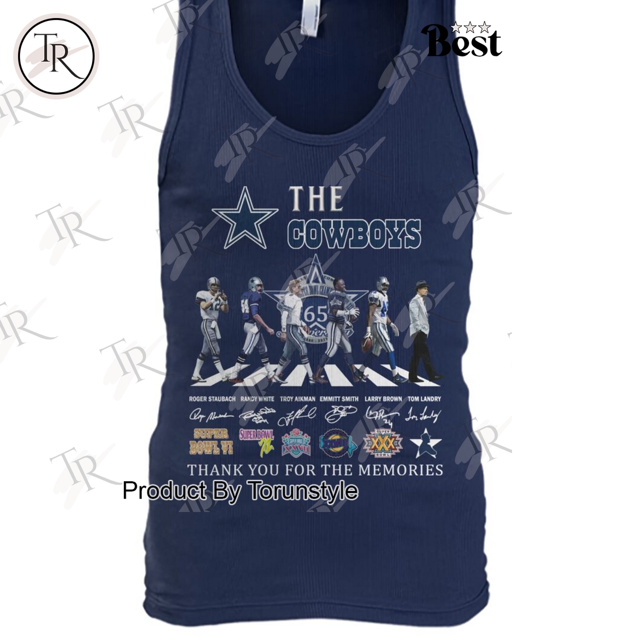 The Cowboys 65th 1960-2025 Thank You For The Memories Limited Edition T-Shirt