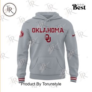 Oklahoma Sooners Firefighter Appreciation Night 2025 Limited Edition Hoodie – Grey