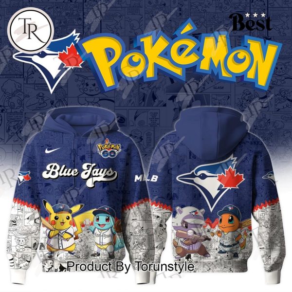 Toronto Blue Jays 2025 Pokemon Go New Limited Edition Hoodie