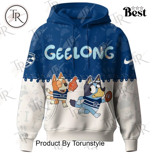 Geelong Cats 2025 Bluey Night Limited Edition Hoodie