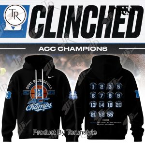 Duke Blue Devils Men’s Basketball 2025 ACC Champs Limited Edition Hoodie – Black