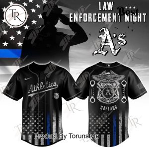 Athletics X Law Enforcement Night 2025 Limited Edition Baseball Jersey