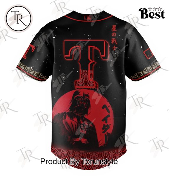 Star Wars Night Game X Texas Rangers 2025 Special Edition Baseball Jersey