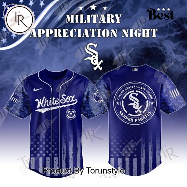 Chicago White Sox X 2025 United States Coast Guard Semper Paratus Military Appreciation Night Special Edition Baseball Jersey