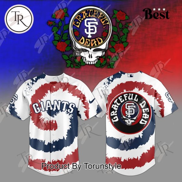 San Francisco Giants Grateful Dead 2025 Special Edition Baseball Jersey