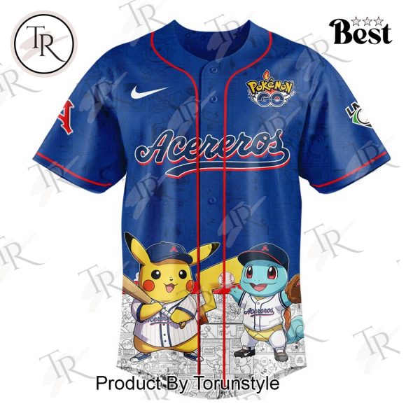 Acereros De Monclova 2025 Pokemon Custom Name Limited Edition Baseball Jersey
