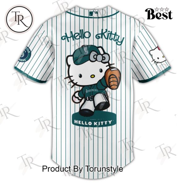 Seattle Mariners x Hello Kitty Night 2025 Special Edition Baseball Jersey