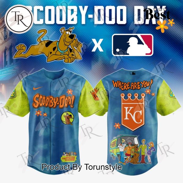 Kansas City Royals X Scooby Doo Day 2025 Where Are You! Limited Edition Baseball Jersey
