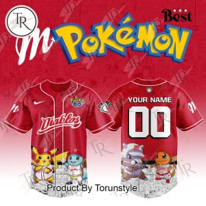Diablos Rojos Del Mexico 2025 Pokemon Custom Name Limited Edition Baseball Jersey