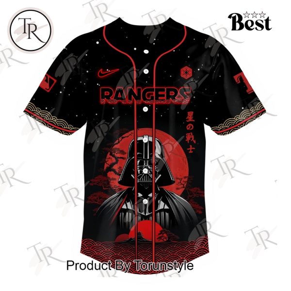 Star Wars Night Game X Texas Rangers 2025 Special Edition Baseball Jersey