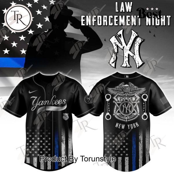 New York Yankees X Law Enforcement Night 2025 Limited Edition Baseball Jersey