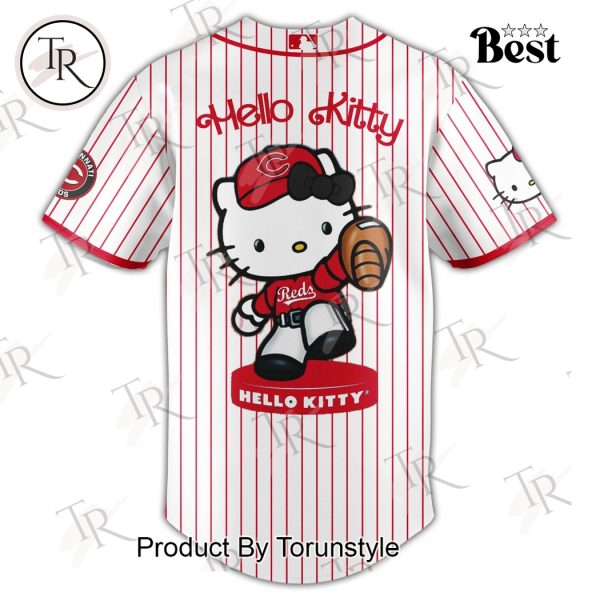 Cincinnati Reds x Hello Kitty Night 2025 Special Edition Baseball Jersey