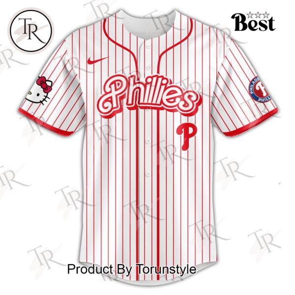 Philadelphia Phillies x Hello Kitty Night 2025 Special Edition Baseball Jersey