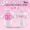 Los Angeles Angels X Breast Cancer Awareness Game Night 2025 Custom Name Limited Edition Baseball Jersey