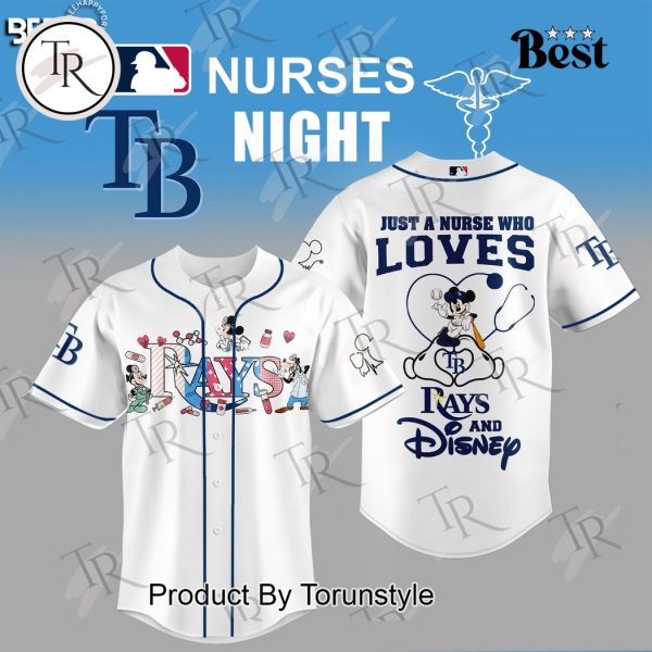 Tampa Bay Rays X Mickey Mouse Just A Nurse Who Loves 2025 Limited Edition Baseball Jersey