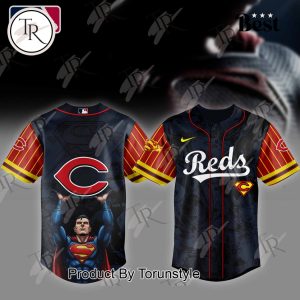 Cincinnati Reds x Superman 2025 Special Edition Baseball Jersey