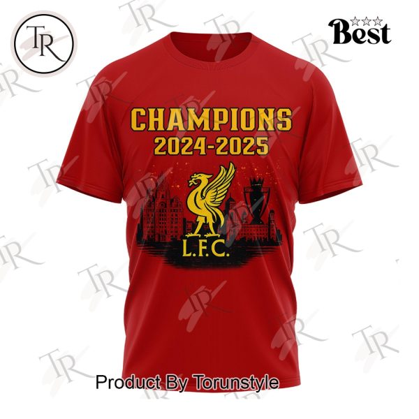 Liverpool The Reds Rise Again Premier League Champions 2024-2025 Limited Edition Hoodie