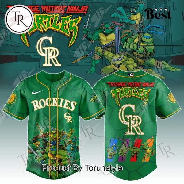 Colorado Rockies x Teenage Mutant Ninja Turtles 2025 Special Edition Baseball Jersey