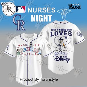 Colorado Rockies X Mickey Mouse Just A Nurse Who Loves 2025 Limited Edition Baseball Jersey
