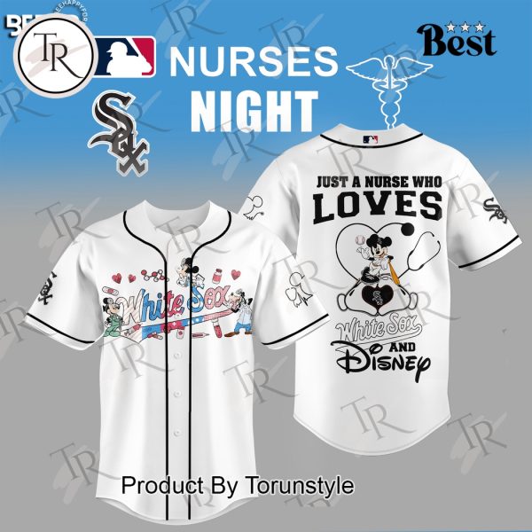 Chicago White Sox X Mickey Mouse Just A Nurse Who Loves 2025 Limited Edition Baseball Jersey