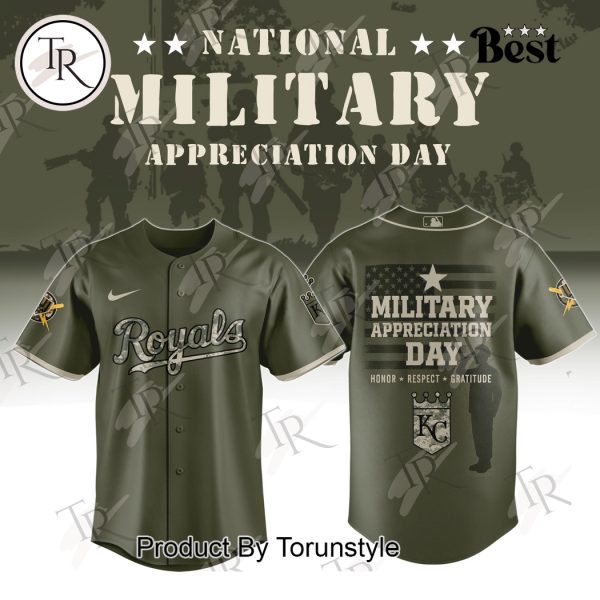 Kansas City Royals X National Military Appreciation Day 2025 Limited Edition Baseball Jersey