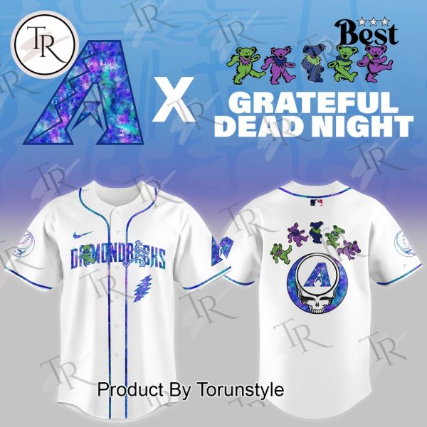 Arizona Diamondbacks X Grateful Dead Night Game 2025 Limited Edition Baseball Jersey