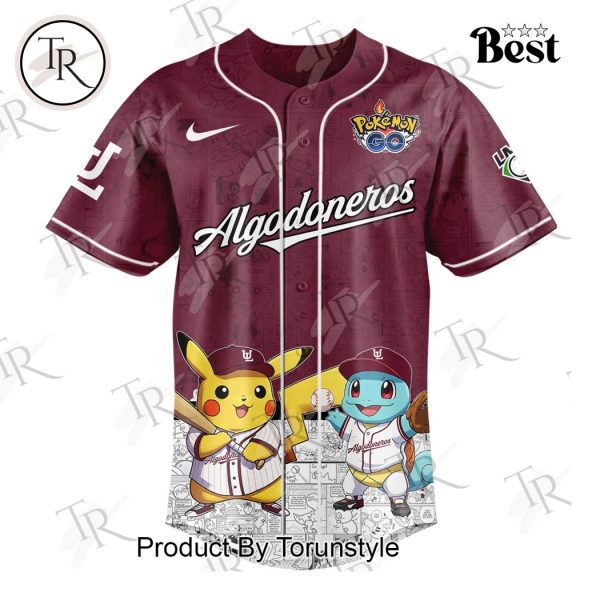 Algodoneros De Union Laguna 2025 Pokemon Custom Name Limited Edition Baseball Jersey