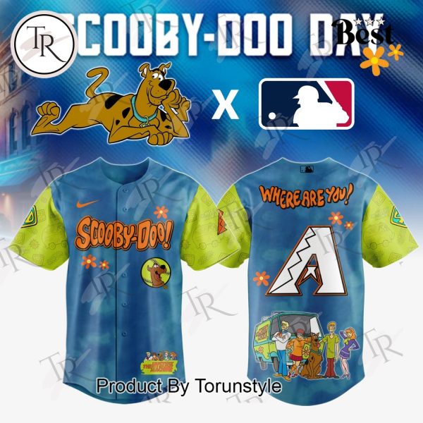 Arizona Diamondbacks X Scooby Doo Day 2025 Where Are You! Limited Edition Baseball Jersey