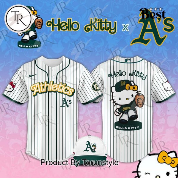 Athletics x Hello Kitty Night 2025 Special Edition Baseball Jersey