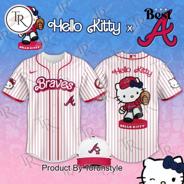Atlanta Braves x Hello Kitty Night 2025 Special Edition Baseball Jersey