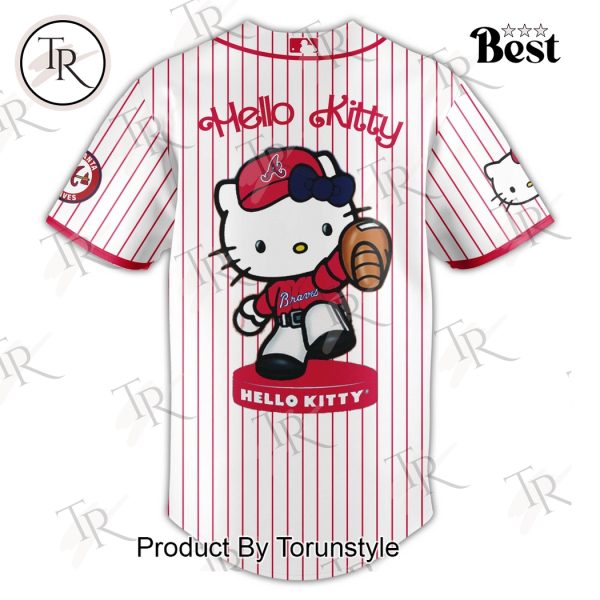 Atlanta Braves x Hello Kitty Night 2025 Special Edition Baseball Jersey
