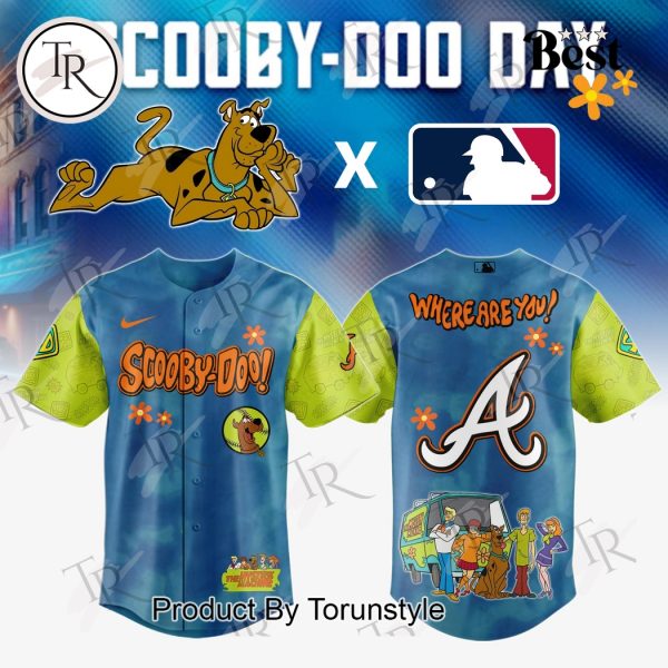 Atlanta Braves X Scooby Doo Day 2025 Where Are You! Limited Edition Baseball Jersey