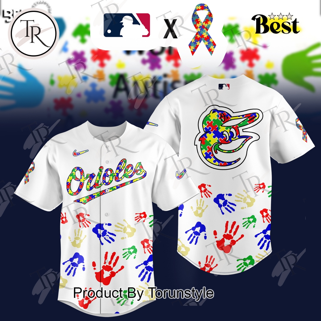Baltimore Orioles 2025 Autism Awareness Special Edition Baseball Jersey Baltimore Orioles 2025 Autism Awareness Special Edition Baseball Jersey