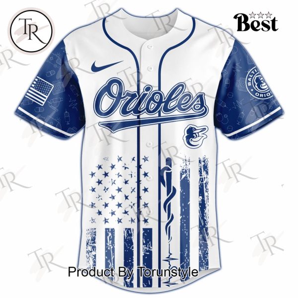 Baltimore Orioles X Emergency Medical Technician Appreciation Night 2025 Limited Edition Baseball Jersey