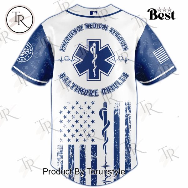Baltimore Orioles X Emergency Medical Technician Appreciation Night 2025 Limited Edition Baseball Jersey