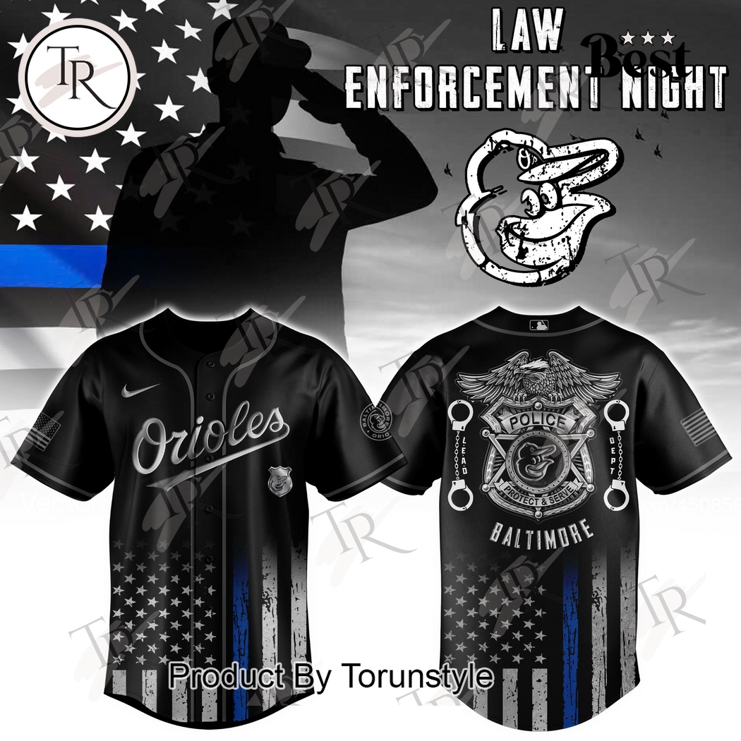 Baltimore Orioles X Law Enforcement Night 2025 Limited Edition Baseball Jersey Baltimore Orioles X Law Enforcement Night 2025 Limited Edition Baseball Jersey