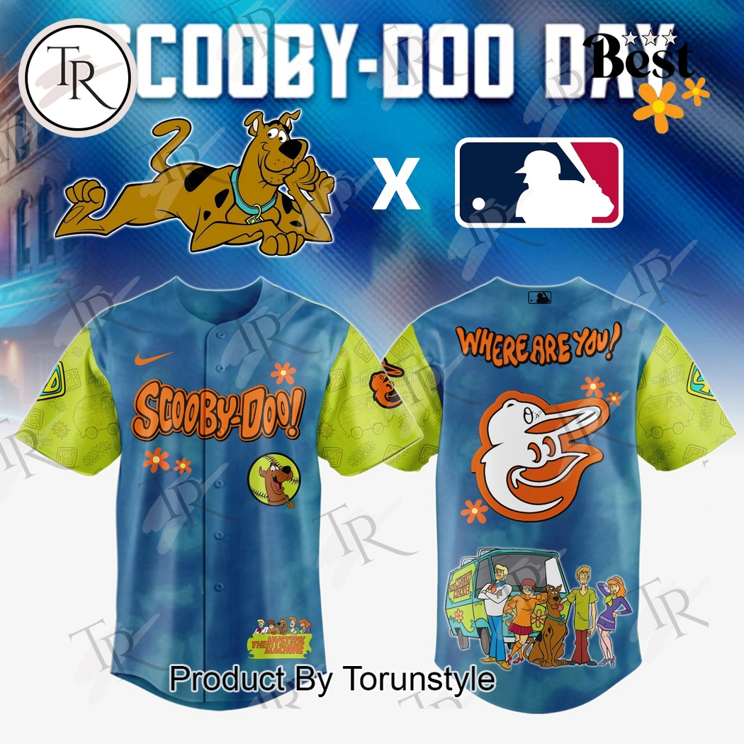 Baltimore Orioles X Scooby Doo Day 2025 Where Are You! Limited Edition Baseball Jersey Baltimore Orioles X Scooby Doo Day 2025 Where Are You! Limited Edition Baseball Jersey