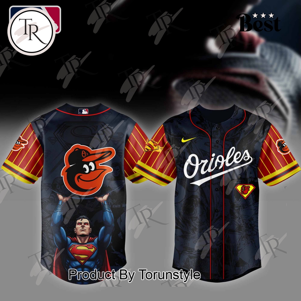 Baltimore Orioles x Superman 2025 Special Edition Baseball Jersey Baltimore Orioles x Superman 2025 Special Edition Baseball Jersey