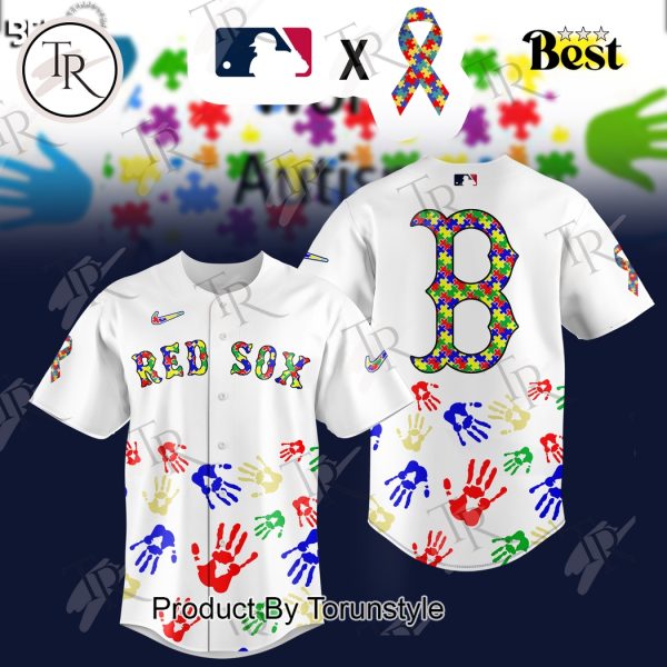 Boston Red Sox 2025 Autism Awareness Special Edition Baseball Jersey