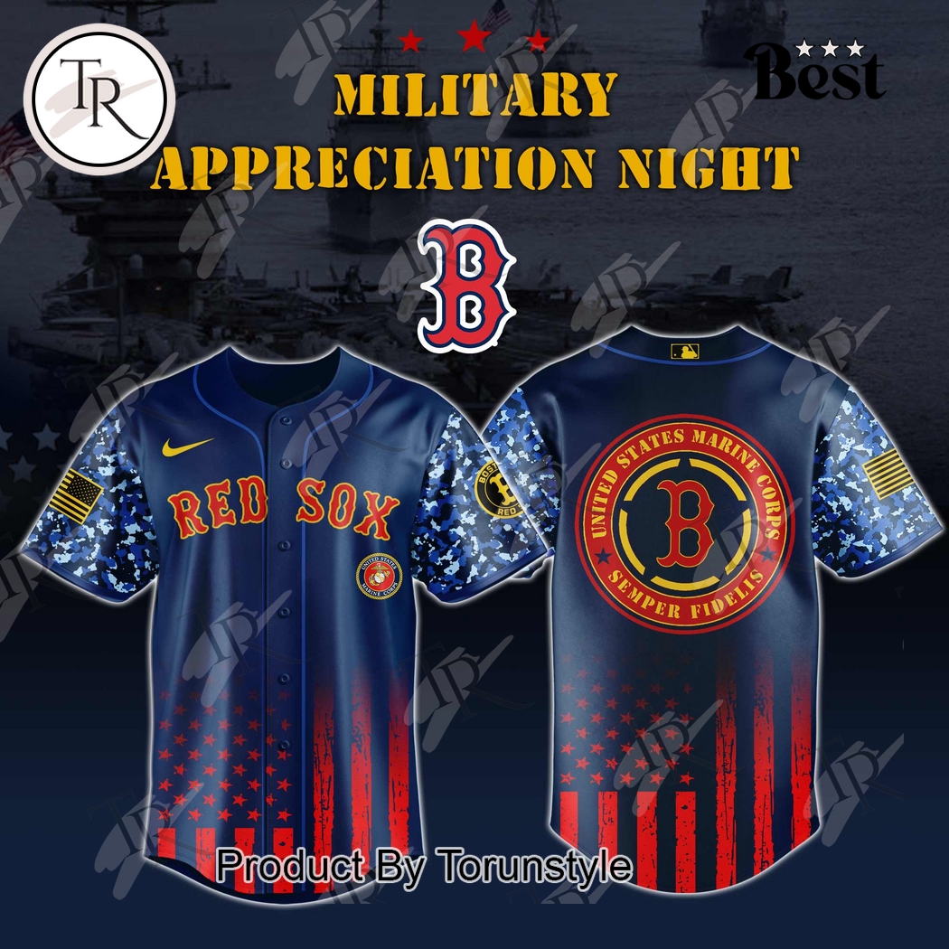 Boston Red Sox 2025 Military Appreciation Night Limited Edition Baseball Jersey Boston Red Sox 2025 Military Appreciation Night Limited Edition Baseball Jersey